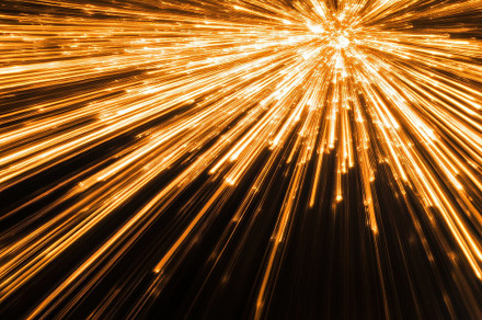 Abstract Golden Light Rays & Sparkle, a Background Photo by Virgo Studio