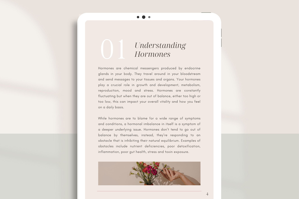 Hormone Ebook Canva Premade, a Presentation Template by Naturopath Hub (Photo 8 of 9)