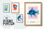 Groovy Ocean | Poster Builder, an Object Graphic by KetteCreate (Thumbnail 10 of 16)