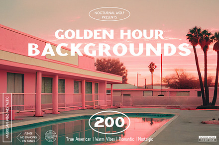 200 Golden Hour Backgrounds, a Wallpaper Graphic by Nocturnal Wolf