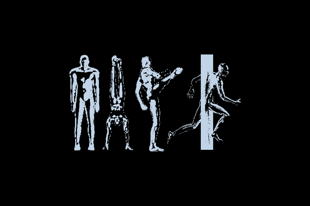 Retro Futuristic Dither Graphic, an Object Graphic by BonkiStudio (Photo 5 of 6)