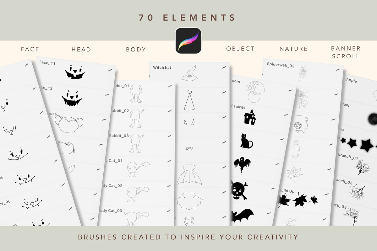 Procreate  Character Bundle 20% Off, a Brush Add-On by Rosangela Curti (Photo 15 of 25)