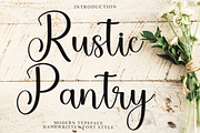 Rustic Pantry, a Handwritten Font by FreshTypeINK (Thumbnail 1 of 8)