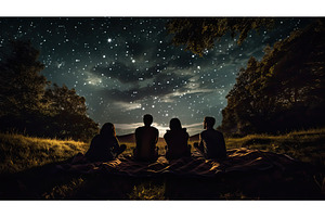 universe black star sky ai generated, a Background Photo by pikepicture