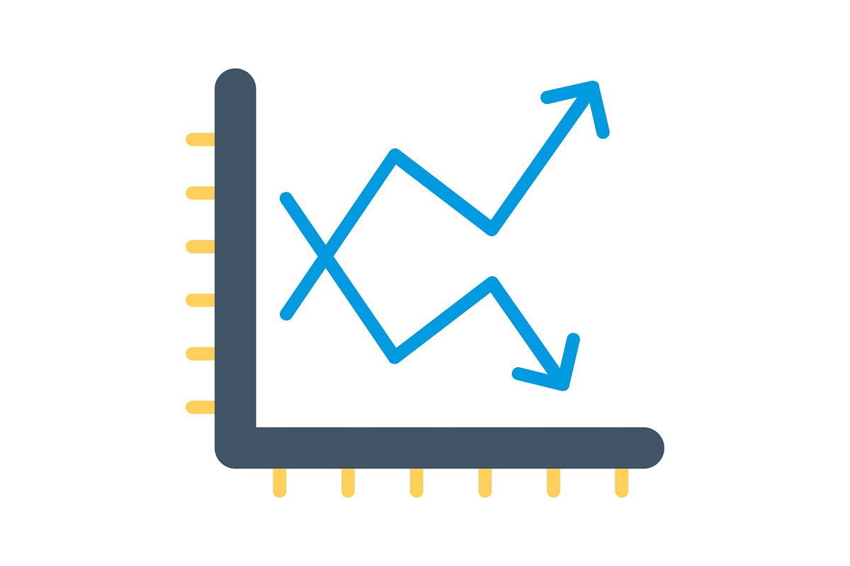 Graph Flat Icon, a Duotone Icon by Pexelpy (Photo 1 of 2)