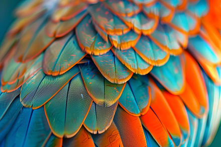 The striking close-up reveals colorf, a Photo by Tanuart