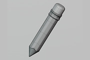 Pencil 3d model, an Object 3D Model by fahad121 (Thumbnail 6 of 7)