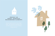 CUTOUT HOUSES | AI, PNG, EPS, SVG, an Object Illustration by Favete Art (Thumbnail 8 of 16)