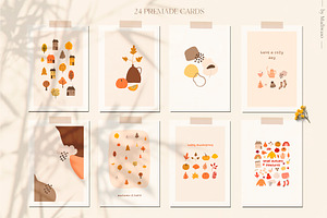 AUTUMN Cozy Fall Season Graphic Set