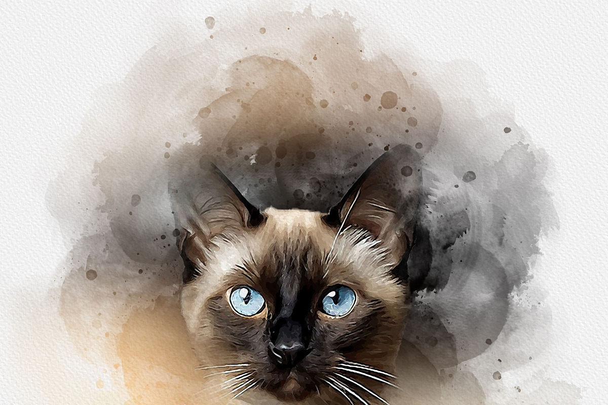 Watercolor Animal Art Photo Effect, an Action Add-On by MRI STUDIO (Photo 12 of 16)