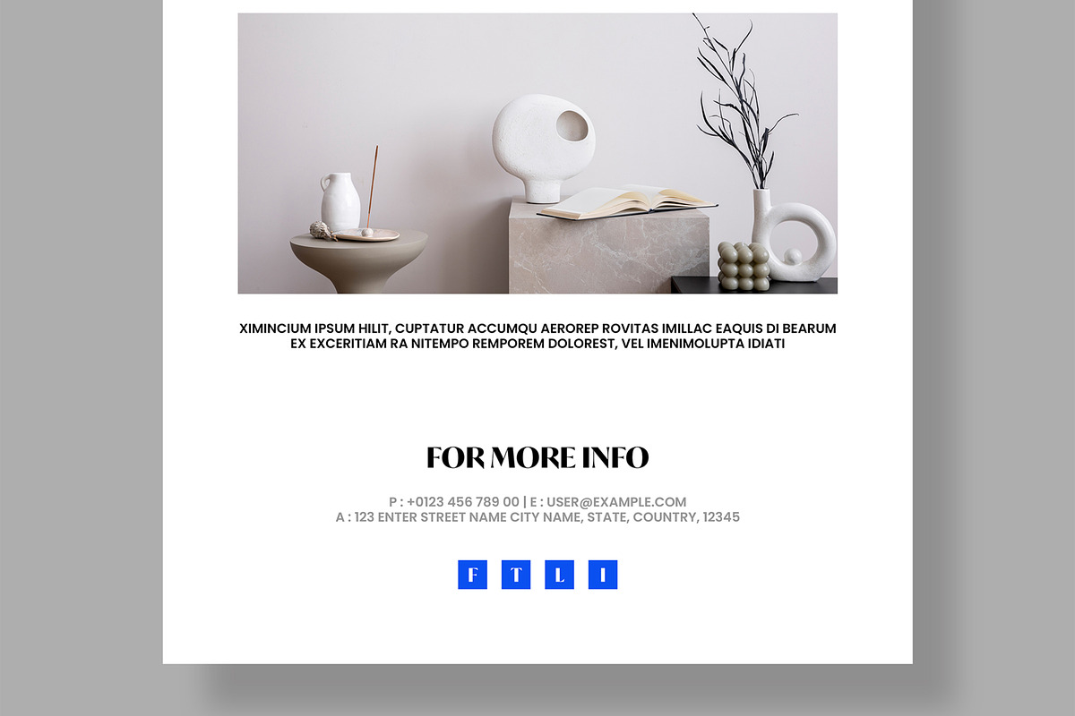 Clean and Minimal Email Newsletter, an UI Kit Template by MightyDesign (Photo 6 of 9)