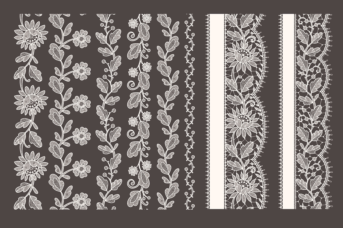 Big classic vintage lace collection., a Pattern Graphic by Ajuga (Photo 10 of 10)