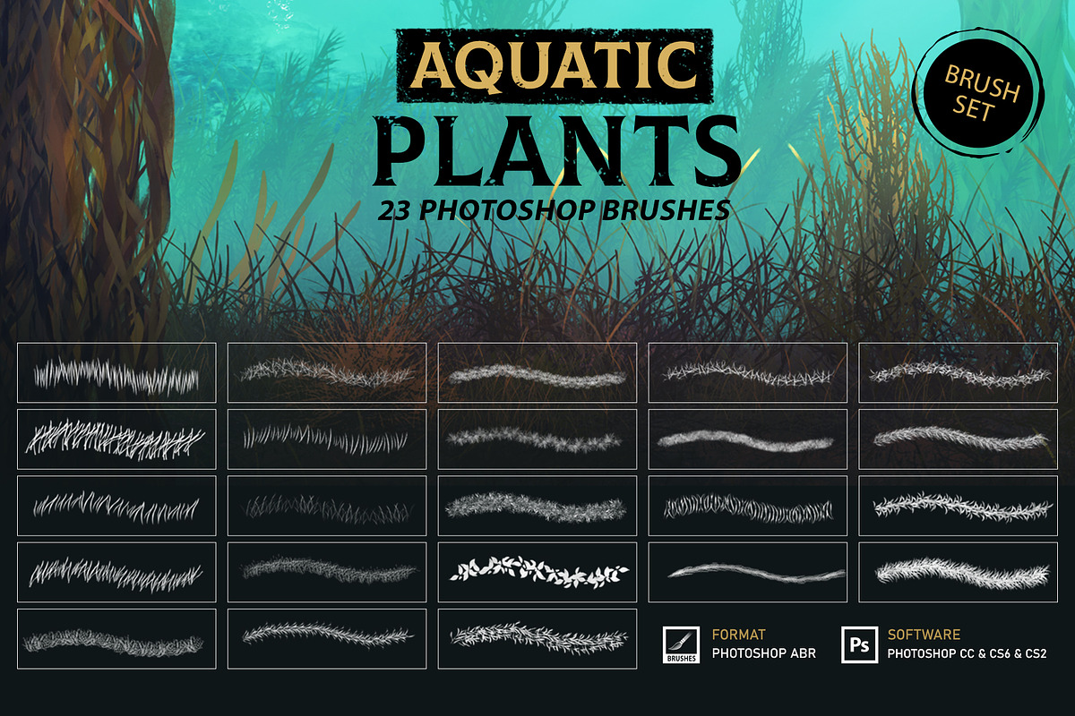 Aquatic Plants Brushes, a Brush Add-On by Mohamed Saber (Photo 5 of 5)