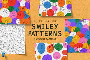 Smiley Pattern Set