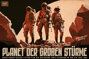 ST-KOSMOLET retro sci-fi font, a Blackletter Font by Shimanov Types (Thumbnail 8 of 8)