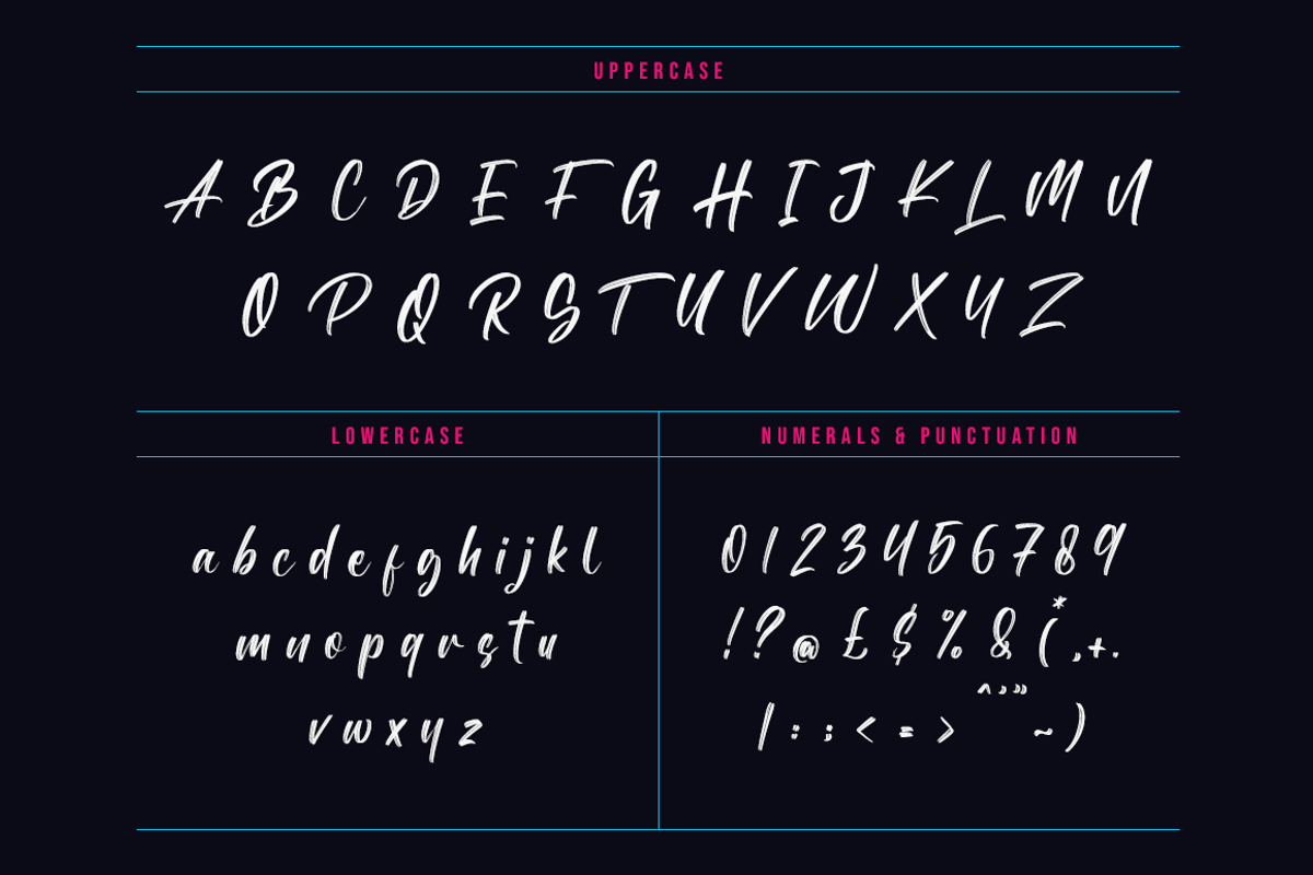 Austtone - A Modern Brush Font, a Handwritten Font by RockboyStd (Photo 10 of 12)
