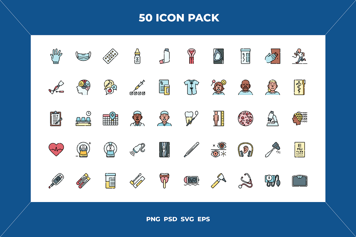 Health checkup icons, an Outline Icon by Wencory (Photo 1 of 2)
