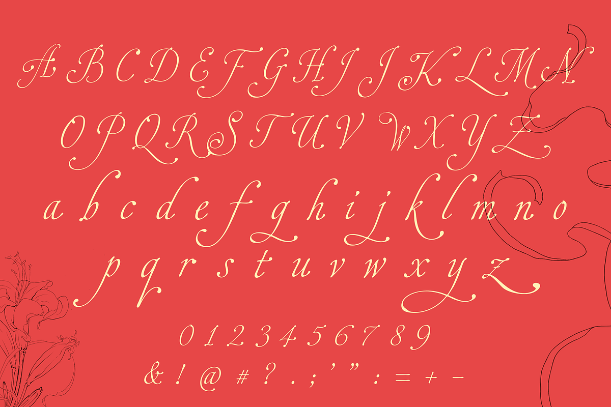 Kennedia - Script, a Script Font by Lilithcollageart (Photo 5 of 8)