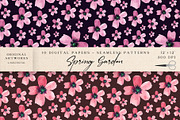 Ditsy Flowers Digital Paper, a Pattern Graphic by Mia Digital (Thumbnail 5 of 6)