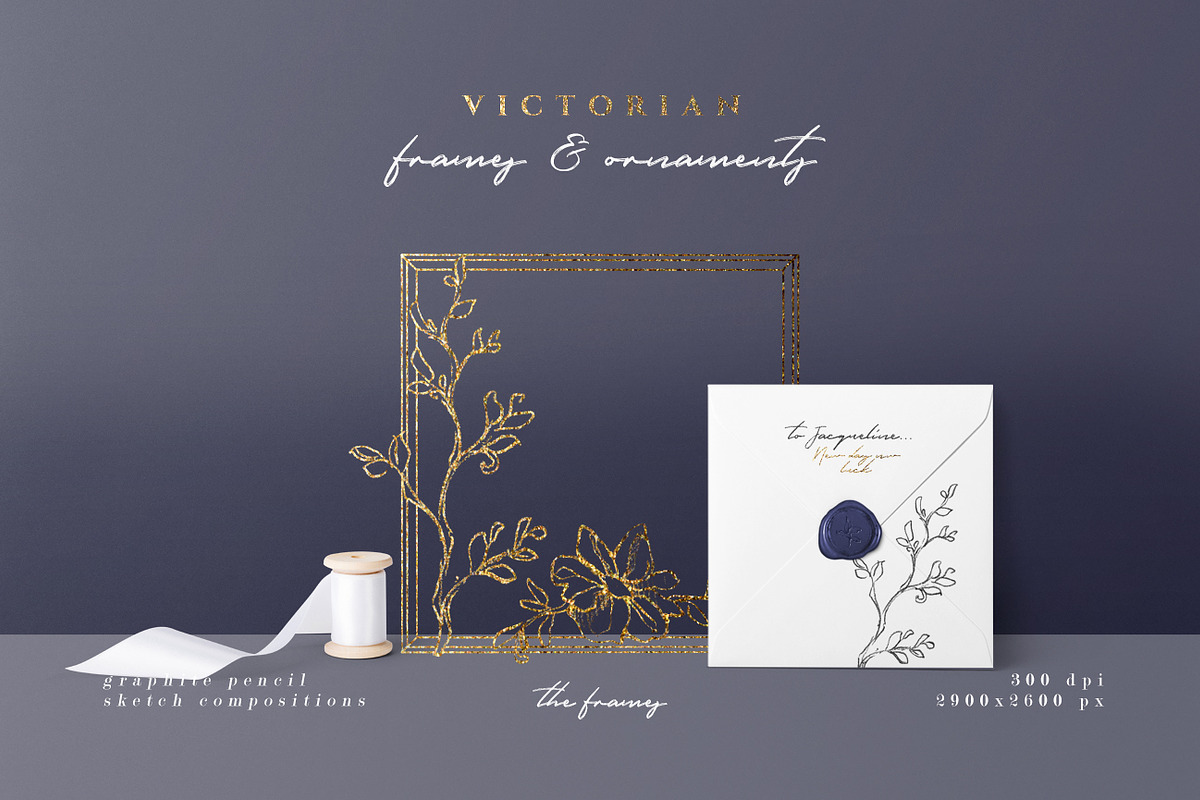 Victorian Frames & Ornaments, an Illustration by Aquarellina (Photo 16 of 27)