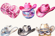 Watercolor Cowgirl PNG Clipart, a Person Illustration by SparkyDesignsUS (Thumbnail 5 of 8)