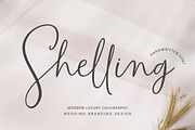 Shelling Script, a Script Font by Rastype (Thumbnail 1 of 9)