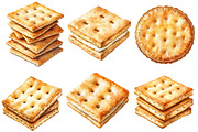 Cracker Watercolor Clipart, an Illustration by Designworld (Thumbnail 6 of 7)