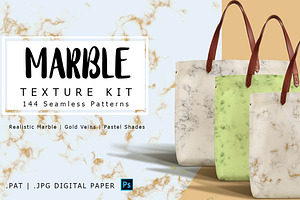 MARBLE TEXTURES Pattern KIT, a Texture Graphic by Design Unique