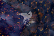 Watercolor Copper Damask Textures, a Texture Graphic by Digital Curio (Thumbnail 7 of 7)