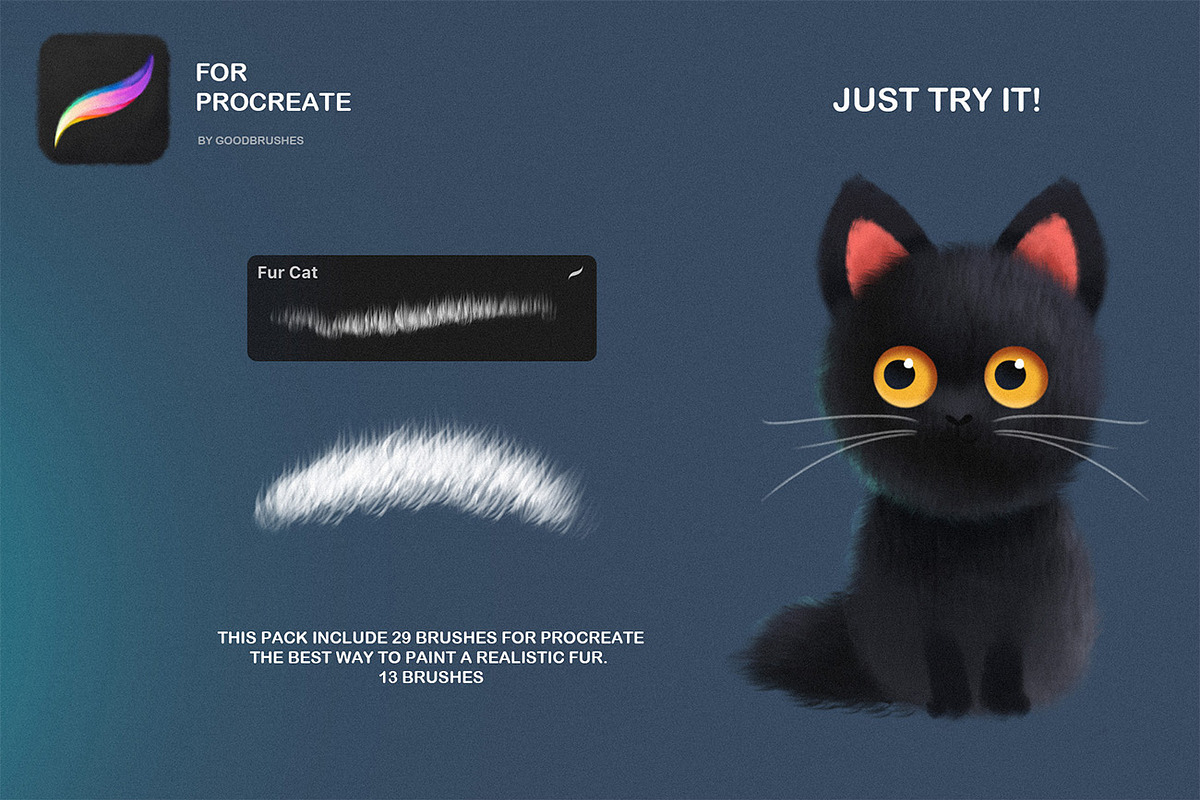 Procreate bundle brushes, a Brush Add-On by Spark Studio Brushes (Photo 16 of 19)