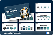 WorkEase - WorkFlow Infographic, a Presentation Template by GraphauseProject (Thumbnail 1 of 6)
