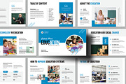 Education Presentation Layout, a Presentation Template by Pixelpick (Thumbnail 1 of 5)