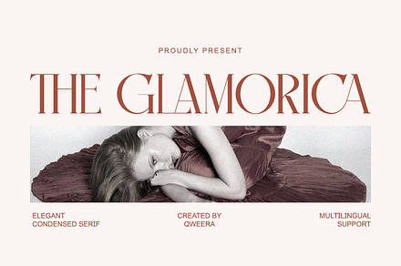 The Glamorica - Modern Elegant, a Serif Font by Qweera Studio