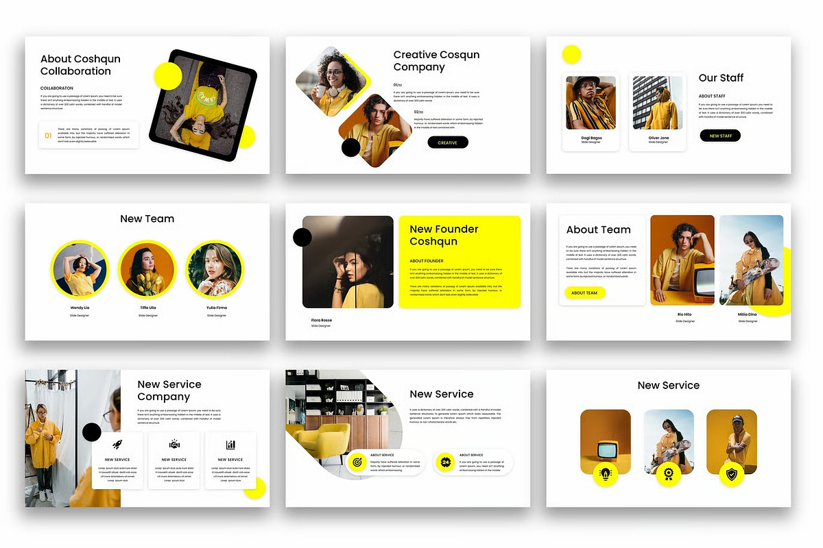 Cosqun – Business PowerPoint, a Presentation Template by kreatifreya (Photo 3 of 6)