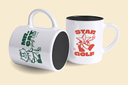 Mascot Golf Graphic, a Sport Illustration by Skilline Supply Co. (Thumbnail 9 of 13)