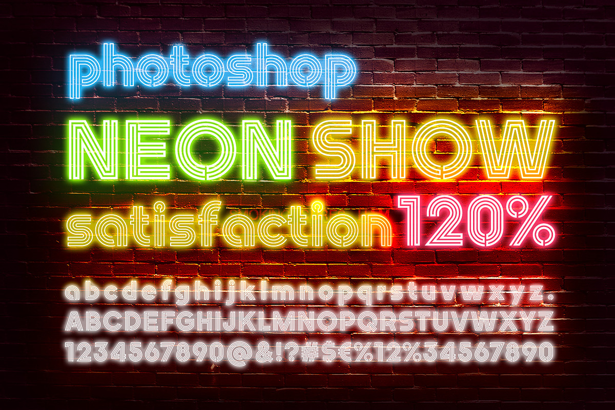 Nightlife Decorative Neon Font, a Handwritten Font by popskraft (Photo 10 of 11)