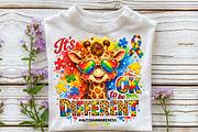 Autism Awareness Giraffe PNG, an Illustration by Sublimation Artist (Thumbnail 3 of 9)