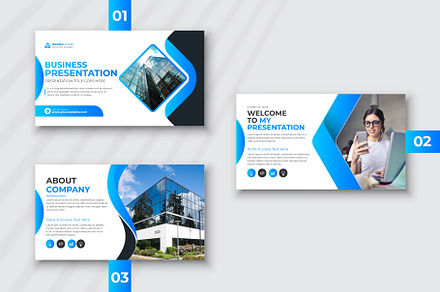 Corporate Powerpoint Template, a Presentation Template by pixelcreatx