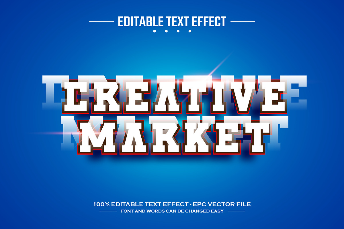 Sports news 3D editable text effect, a Layer Style Add-On by nicemorning (Photo 3 of 3)