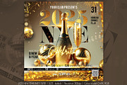 New Year Party Flyer, a Flyer Template by Artolus (Thumbnail 1 of 2)