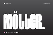 Moller Condensed, a Sans Serif Font by Fortunes Co (Thumbnail 1 of 9)