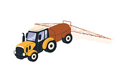 Farm tractors, agriculture machines, a Transportation Illustration by Good Studio (Thumbnail 7 of 7)