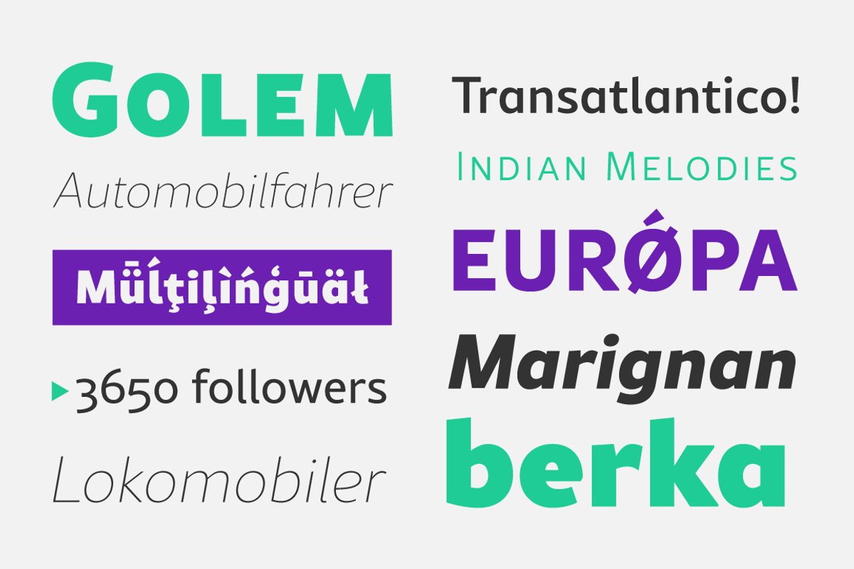 Rival Sans Font Family preview 2