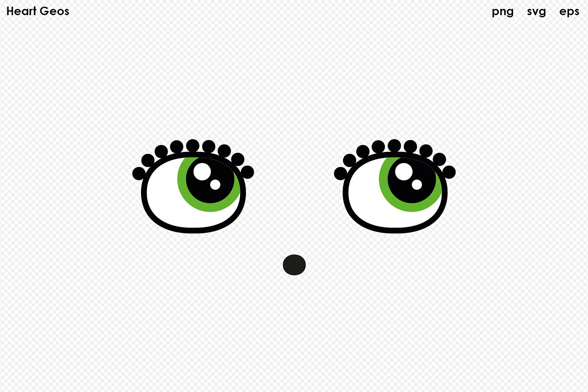 Cute Kawaii Faces, an Animal Illustration by Kessens (Photo 3 of 3)