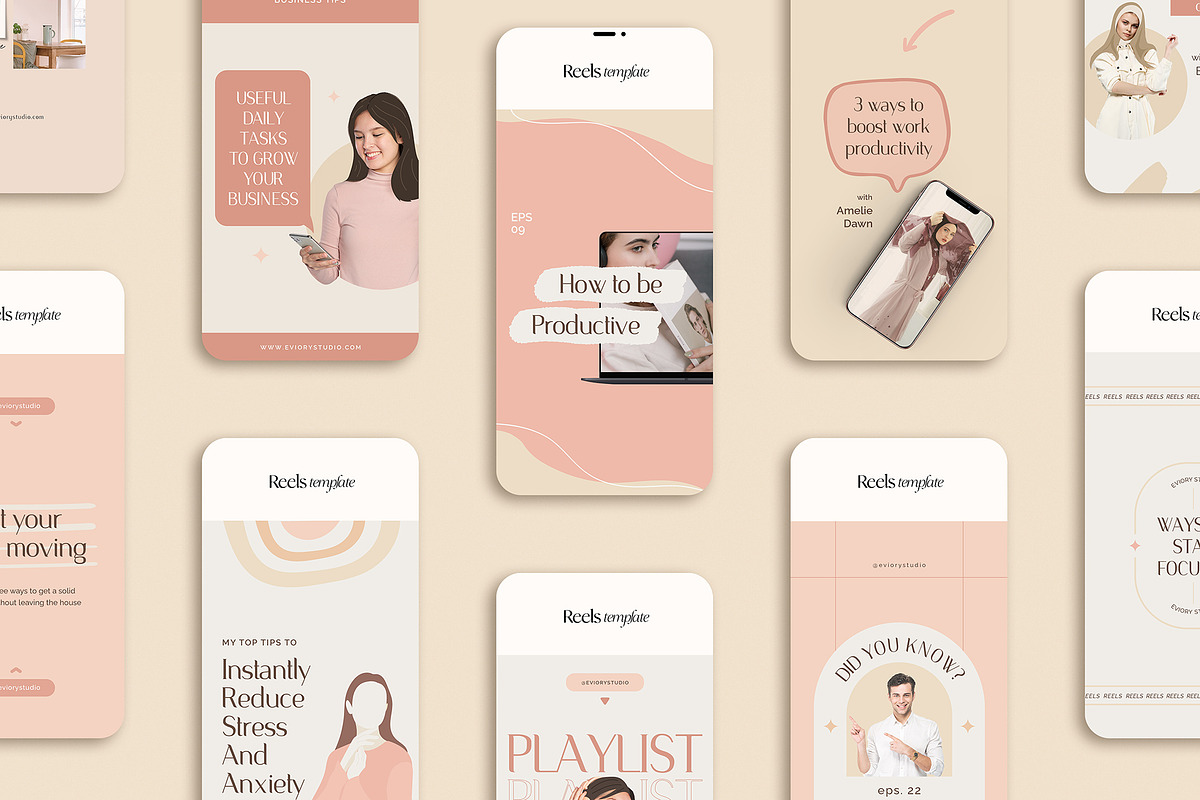 Coach Reels Instagram Video CANVA PS, a Social Media Template by Eviory (Photo 7 of 23)