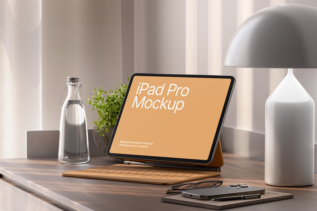 Workspace Device Mockup Set, a Mac Mockup by kavoon (Photo 3 of 4)