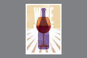 Wine Bar design vector poster set., a Food Illustration by PoPaShop (Thumbnail 7 of 7)