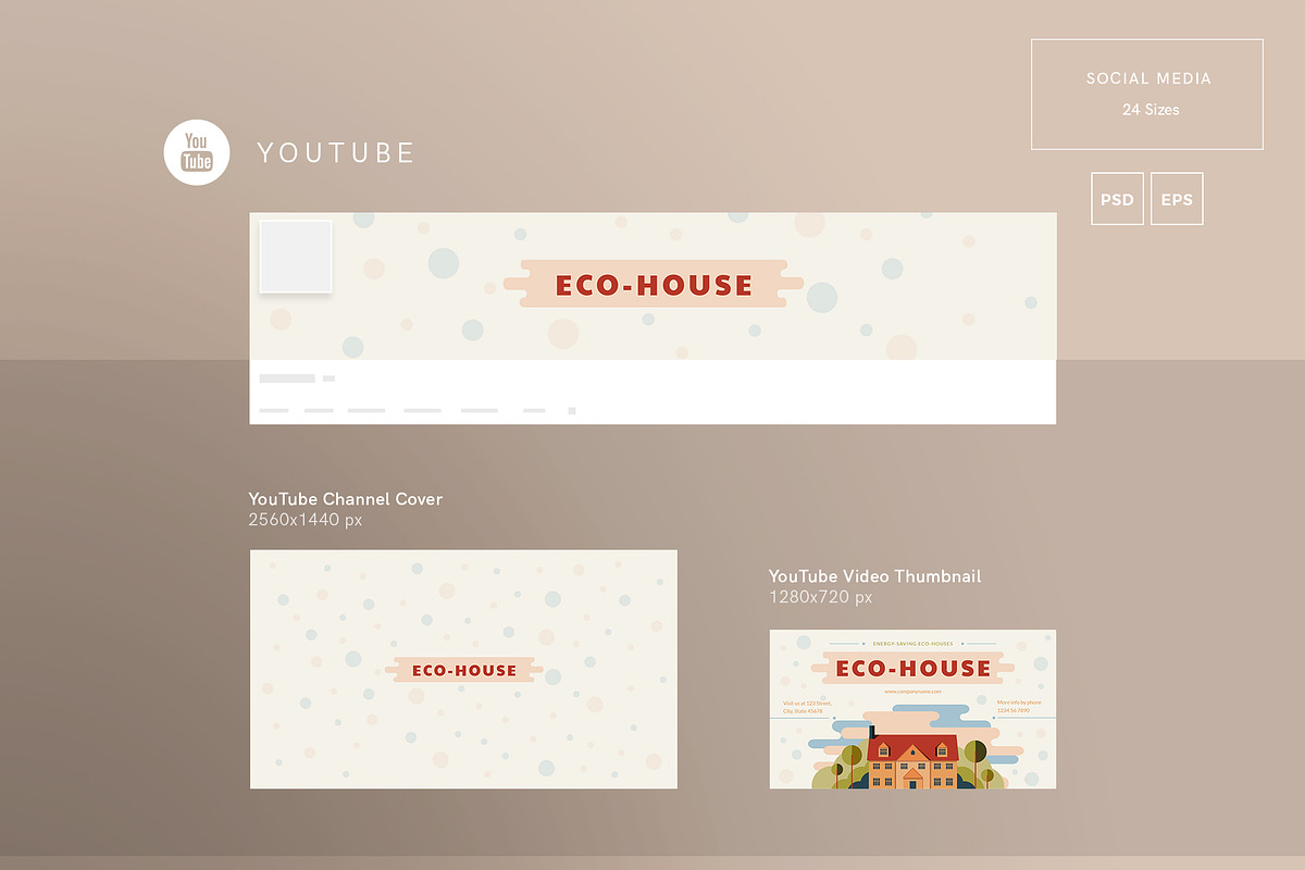 Mega Bundle | Eco House, a Poster Template by Amber Graphics (Photo 3 of 21)