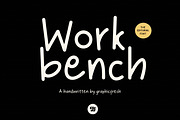Workbench - The Editorial Font, a Handwritten Font by Graphicfresh (Thumbnail 1 of 7)