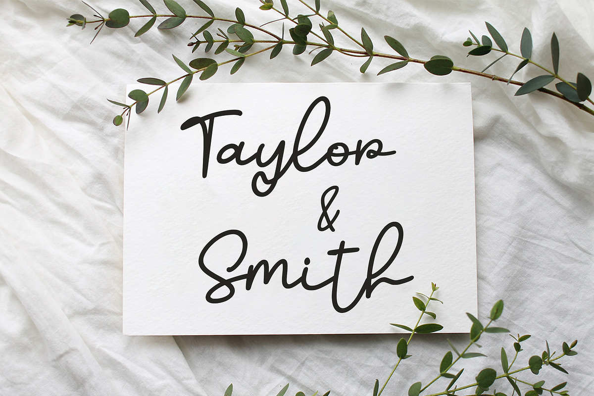 MelancholyChristmas-Handwritten Font, a Script Font by AQR Studio (Photo 6 of 9)